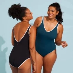 Bañador Aquagym Ines Mujer Azul/Blanco -Nabaiji Tienda De Ventas baador aquagym ines mujer azulblanco 3