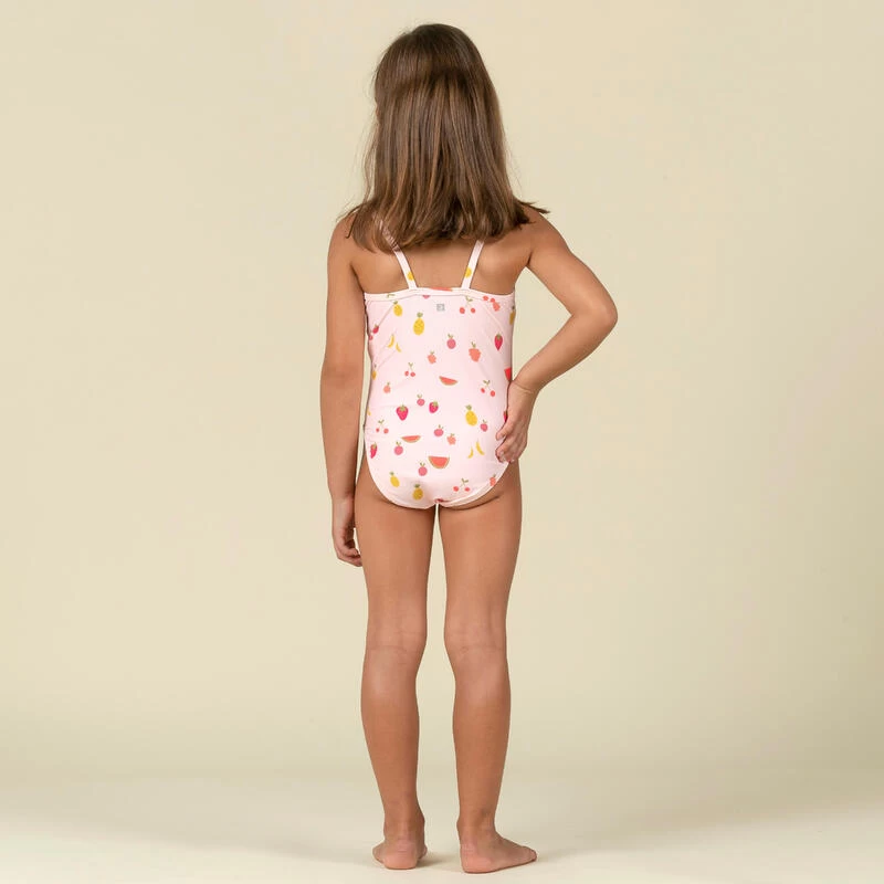 Bañador Bebé Niña Rosa Estampado Frutas 5 Bañador Bebé Niña Rosa Estampado Frutas - Imagen 3