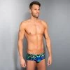 Bañador Hombre Natación Bóxer Nabaiji Negro Verde 1 Bañador Hombre Natación Bóxer Nabaiji Negro Verde -Nabaiji Tienda De Ventas baador hombre natacion boxer nabaiji negro verde