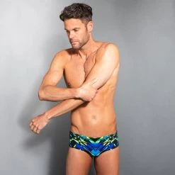 Bañador Hombre Natación Bóxer Nabaiji Negro Verde 11 Bañador Hombre Natación Bóxer Nabaiji Negro Verde -Nabaiji Tienda De Ventas baador hombre natacion boxer nabaiji negro verde 4