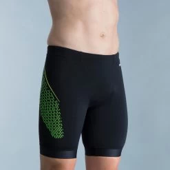 Bañador Hombre Natación Jammer Nabaiji Negro -Nabaiji Tienda De Ventas baador hombre natacion jammer nabaiji negro verde