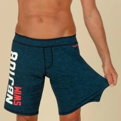 Bañador Hombre Natación Largo Nabaiji Negro Rojo Estampado -Nabaiji Tienda De Ventas baador hombre natacion largo nabaiji negro rojo estampado 4