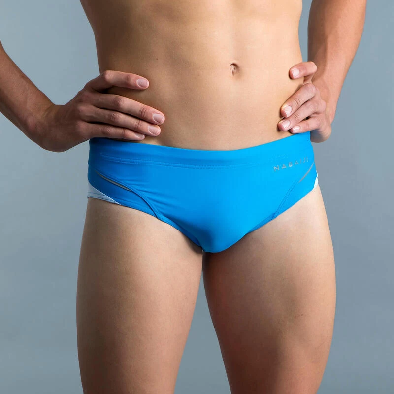 Bañador Hombre Natación Slip Nabaiji Azul Verde 900 8 Bañador Hombre Natación Slip Nabaiji Azul Verde 900 - Imagen 6