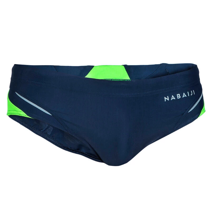 Bañador Hombre Natación Slip Nabaiji Azul Verde 900 6 Bañador Hombre Natación Slip Nabaiji Azul Verde 900 - Imagen 4