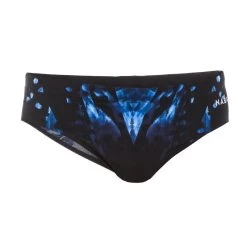 Bañador Hombre Natación Slip Nabaiji Negro Estampado -Nabaiji Tienda De Ventas baador hombre natacion slip nabaiji negro estampado 3