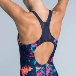 Bañador Mujer Natación Nabaiji Azul Marino -Nabaiji Tienda De Ventas baador mujer natacion nabaiji azul marino 3