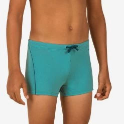 Bañador Niño Natación Bóxer Nabaiji Negro 100 Plus -Nabaiji Tienda De Ventas baador natacion boxer 100 plus nios turquesa