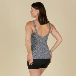 Bañador Natación Heva Tankini Shorty Leo Mujer Negro -Nabaiji Tienda De Ventas baador natacion heva tankini shorty leo mujer negro 4