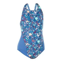 Bañador Natación Kamiye Niña Estampado Dino -Nabaiji Tienda De Ventas baador natacion kamiye nia estampado dino 3
