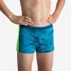 Bañador Niño Natación Bóxer Nabaiji Azul Verde 500 -Nabaiji Tienda De Ventas baador nio natacion boxer nabaiji azul verde 500