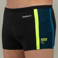 Bóxer Natación Yoko Hombre Negro Amarillo Azul -Nabaiji Tienda De Ventas boxer natacion yoko hombre negro amarillo azul 4