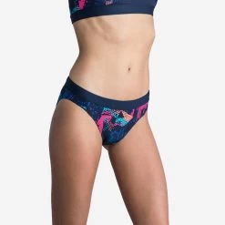 Braguita Natación Mujer Nabaiji Negro Menta -Nabaiji Tienda De Ventas braguita natacion mujer nabaiji azul marino rosa