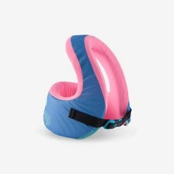 Chaleco Natación Niños 25-35 KG Espuma Azul Rosa
