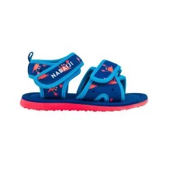 Chanclas Piscina Bebé Velcro Rosa -Nabaiji Tienda De Ventas chanclas piscina bebe velcro azul