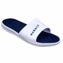 Chanclas Piscina Hombre Pala Blanco Azul