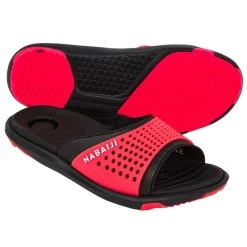 Chanclas Piscina Mujer Pala Negro Coral