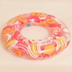 Flotador Piscina Niños Máx 50 Kg/65 Cm Transparente Rosa