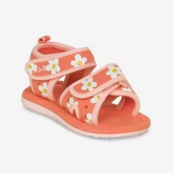 Chanclas Piscina Bebé Velcro Rosa -Nabaiji Tienda De Ventas sandalias natacion bebe nios coral