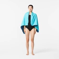 Toalla Azul Verde Microfibra Doble Cara Talla L 80 x 130 cm -Nabaiji Tienda De Ventas toalla azul verde microfibra doble cara talla l 80 x 130 cm 3