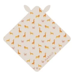Toalla Bebé Estampado Sabana Algodón Capucha