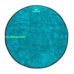 Toalla Pies Verde Claro Microfibra Suave Doble Cara Diámetro 60 cm -Nabaiji Tienda De Ventas toalla pies azul microfibra suave doble faz diametro 60 cm