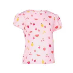 Top Bañador Tankini Bebé Niña Rosa Oscuro Estampado Frutas