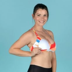 Top Bikini Natación Lila Lea Mujer Melón -Nabaiji Tienda De Ventas top bikini natacion lila lea mujer melon 3