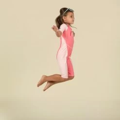 Traje Anti-UV Kloupi Bebé Rosa Estampado Arco Iris -Nabaiji Tienda De Ventas traje anti uv kloupi bebe rosa estampado arco iris 3