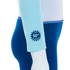 Traje De Baño Bebé Anti-uv Manga Larga Nabaiji Azul -Nabaiji Tienda De Ventas traje de bao bebe anti uv manga larga nabaiji azul 3