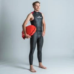Traje De Neopreno 2/2 Mm Natación En Aguas Abiertas Nabaiji Hombre Negro/Rojo -Nabaiji Tienda De Ventas traje de neopreno 22 mm natacion en aguas abiertas nabaiji hombre negrorojo 4
