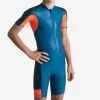 Traje Niño Natación Kloupi 100 Nabaiji Azul Rojo
