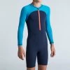 Traje Niño Natación Manga Larga Nabaiji Azul Marino Shorty 100 -Nabaiji Tienda De Ventas traje nio natacion manga larga nabaiji azul marino shorty 100